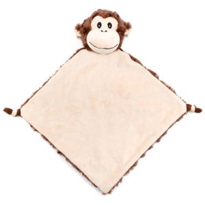 Cubbies knuffeldoekje aap Huggles bruin