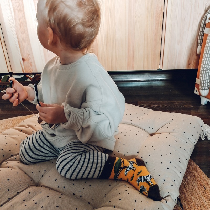 Faves | sokken zebra geel - Afbeelding 3